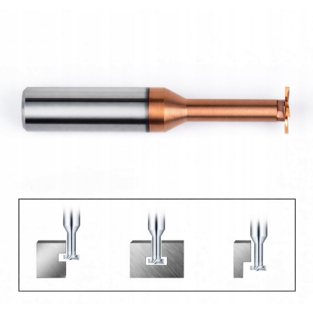 Frez teowy węglikowy 12 mm H2 4Z fi12 do rowków CNC VHM